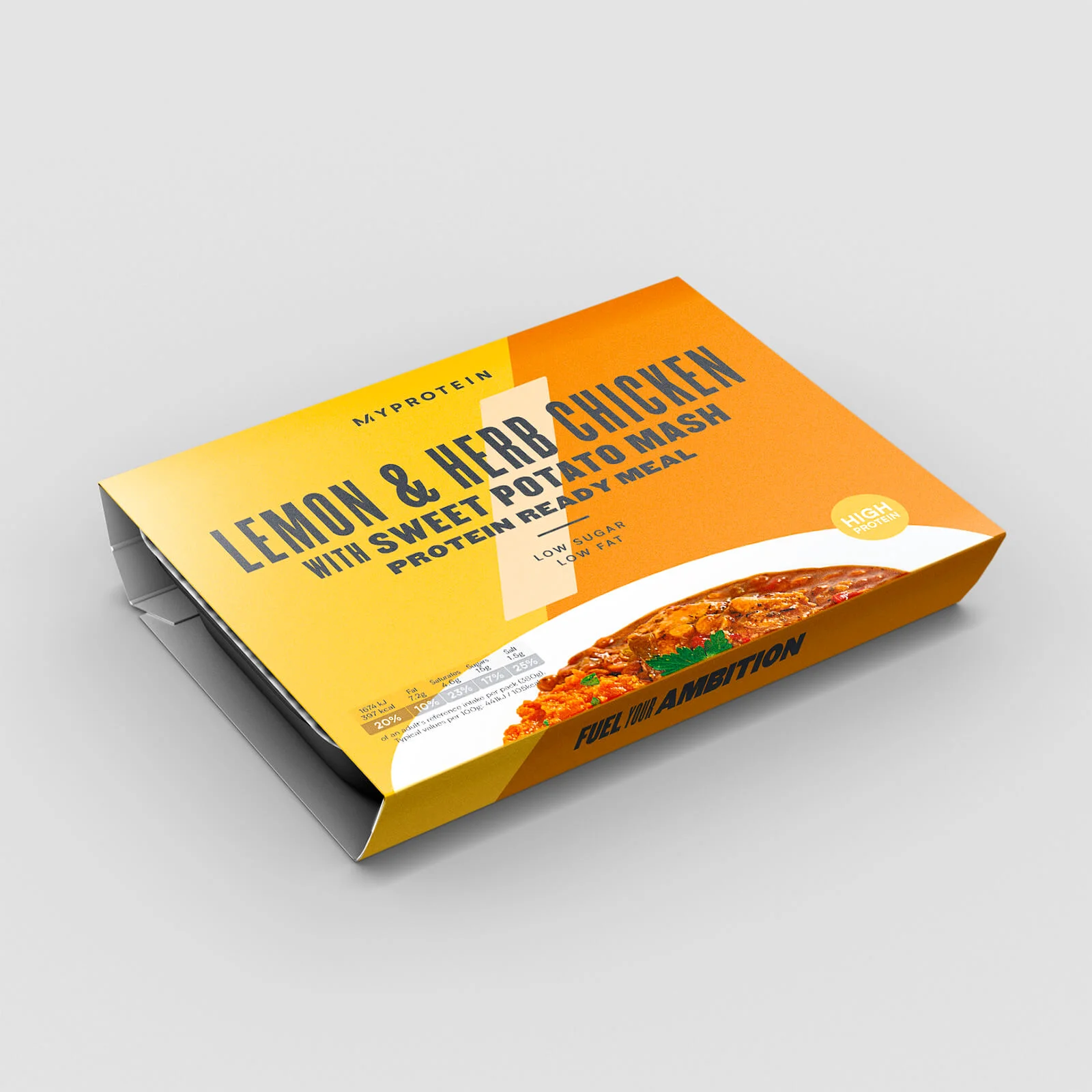 Proteinski Gotov Obrok - 6 x 380g - Lemon Chicken & Sweet Potato Mash Slika 1