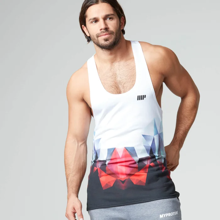 Digital Geo Print Stringer Majica Bez Rukava