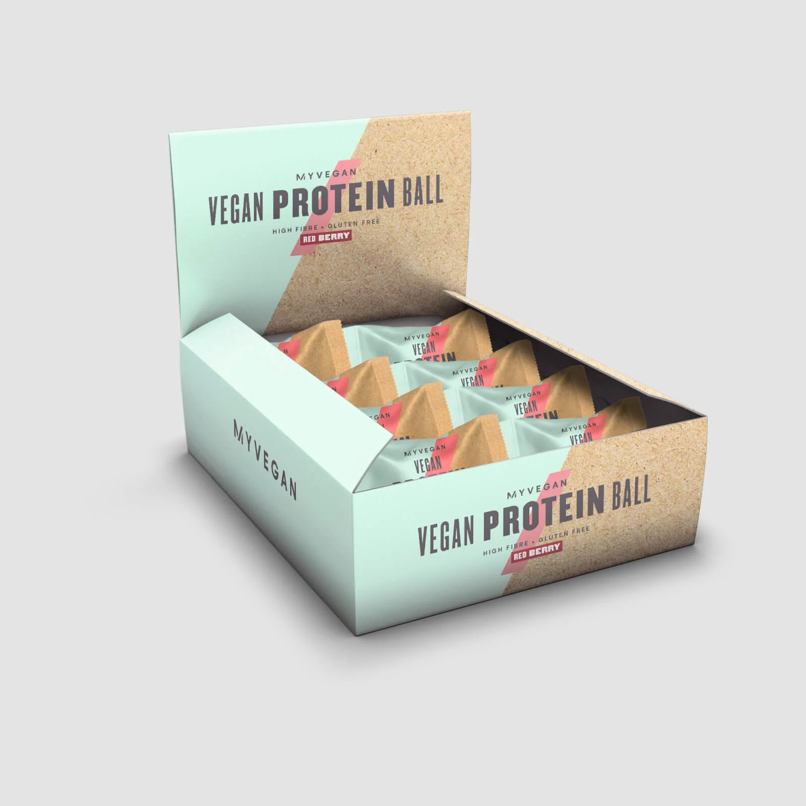 Myprotein Vegan Protein Balls - 12 x 40g - Crvena Bobica Slika 1