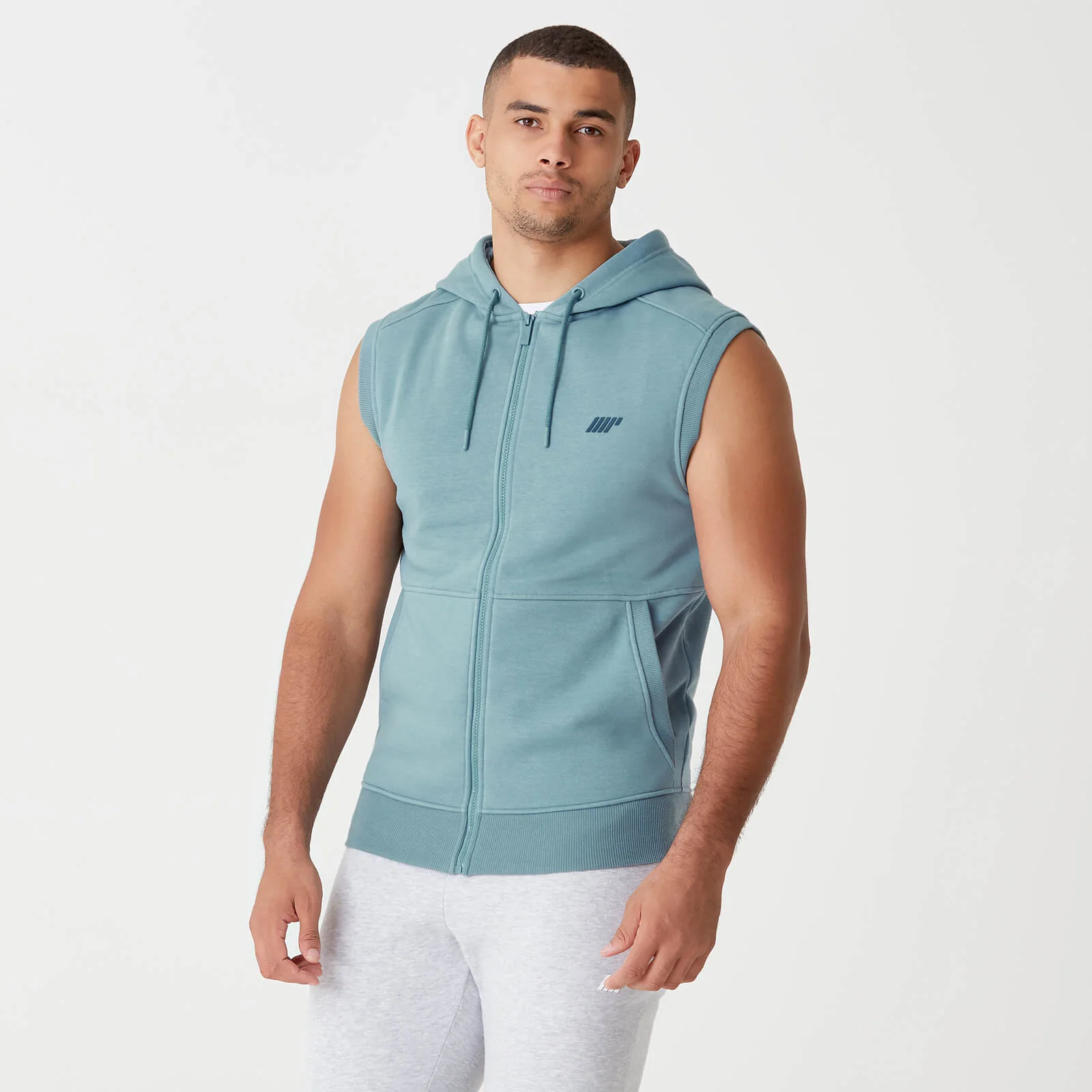 MP Tru-Fit Sleeveless Hoodie 2.0 - Airforce Blue - XS Slika 1