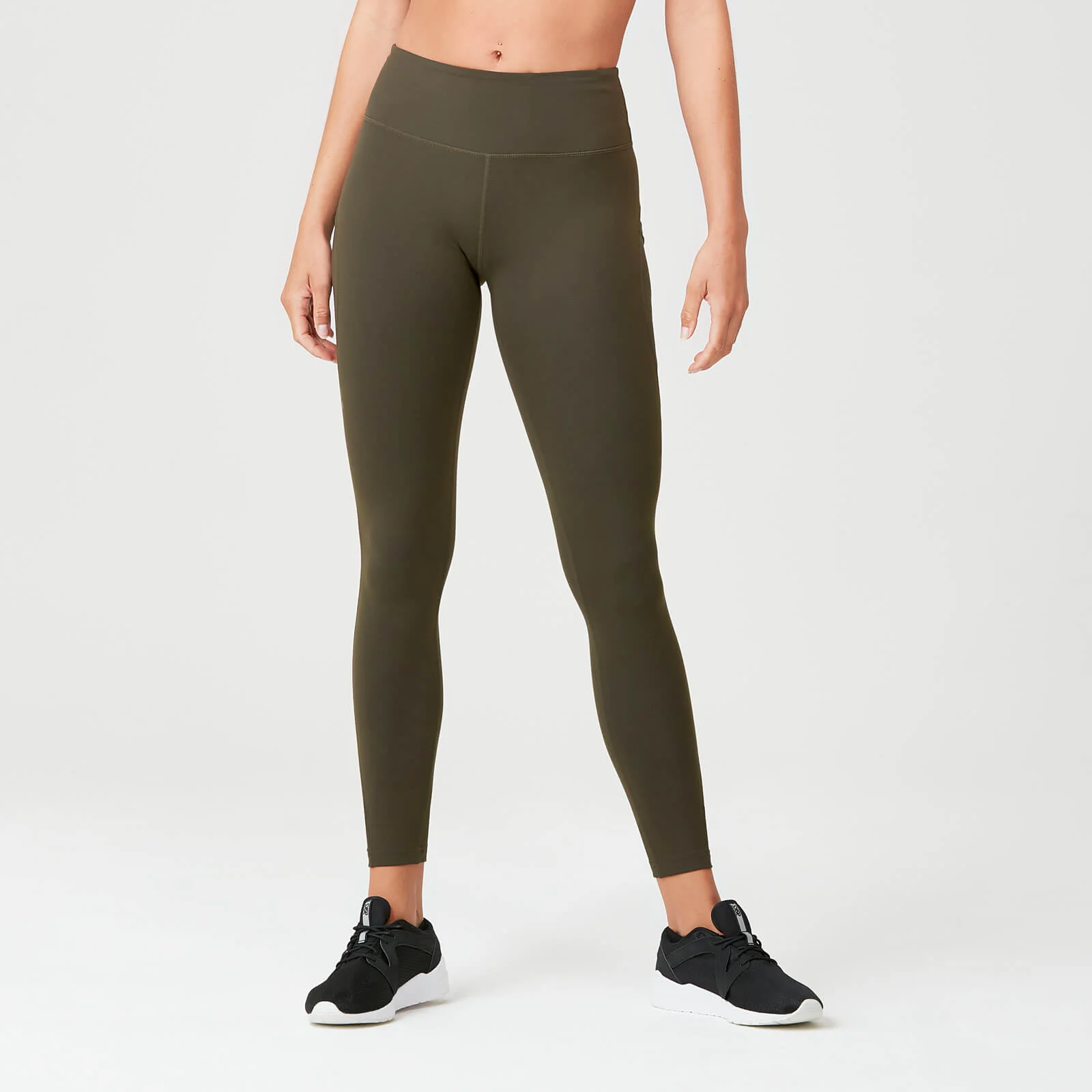 MP Women's Power Mesh Leggings - Dark Khaki - XS Slika 1