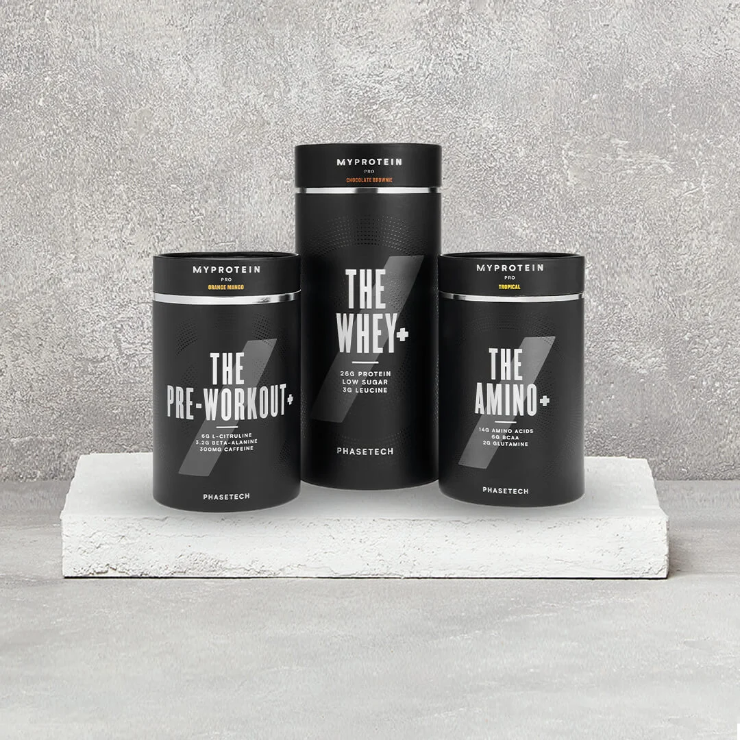 Myprotein THE PhaseTech Bundle - Berry - Orange Mango - Chocolate Brownie Slika 1