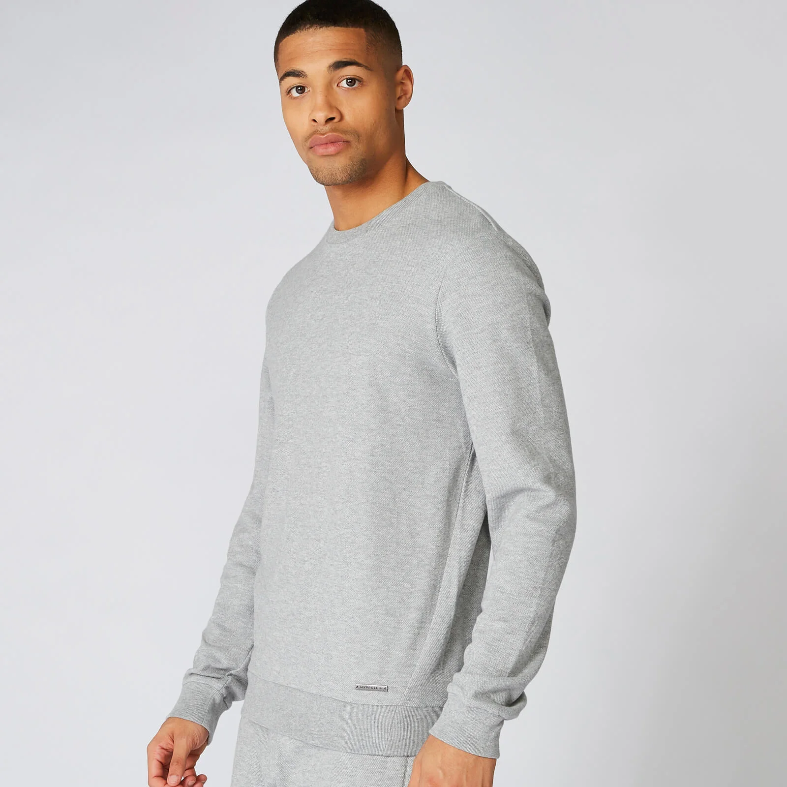 MP Men's Evo Crew Neck - Silver Marl - XS - Silver Marl Slika 1