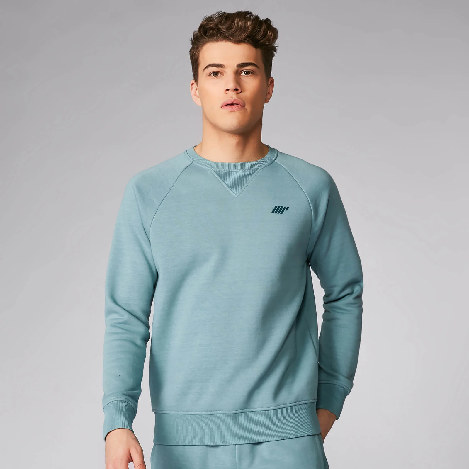 MP Tru-Fit Crew Sweatshirt 2.0 - Airforce Blue - XS Slika 1