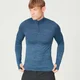 MP Sculpt Seamless 1/4 Zip Top - Petrol Blue