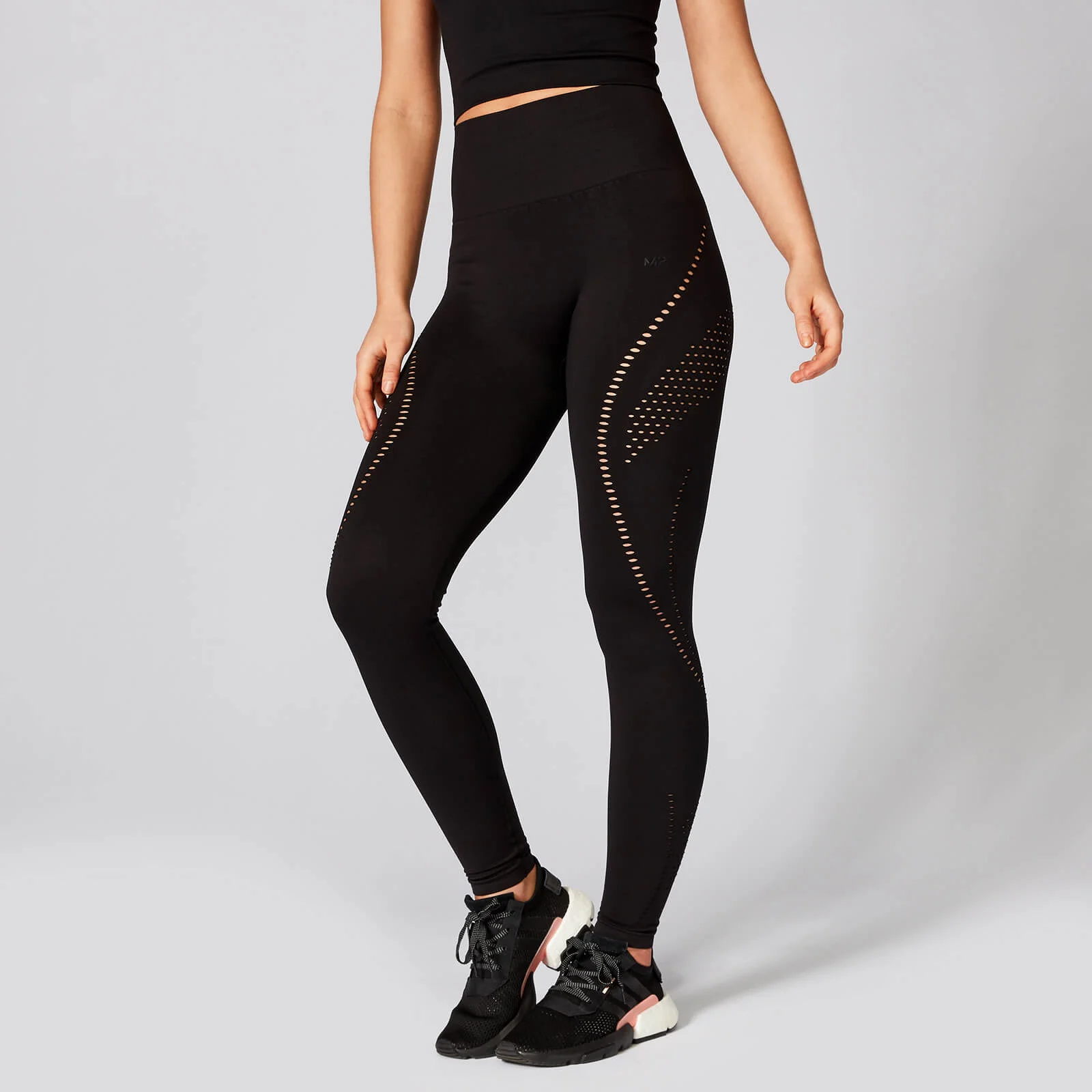 Myprotein Shape Seamless V2 Ultra Leggings - Black - XS Slika 1