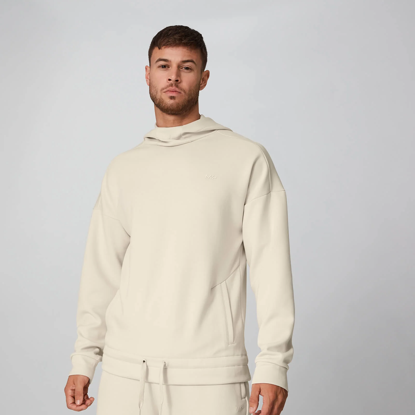 MP Men's Form Pullover Hoodie - Ecru - XS Slika 1