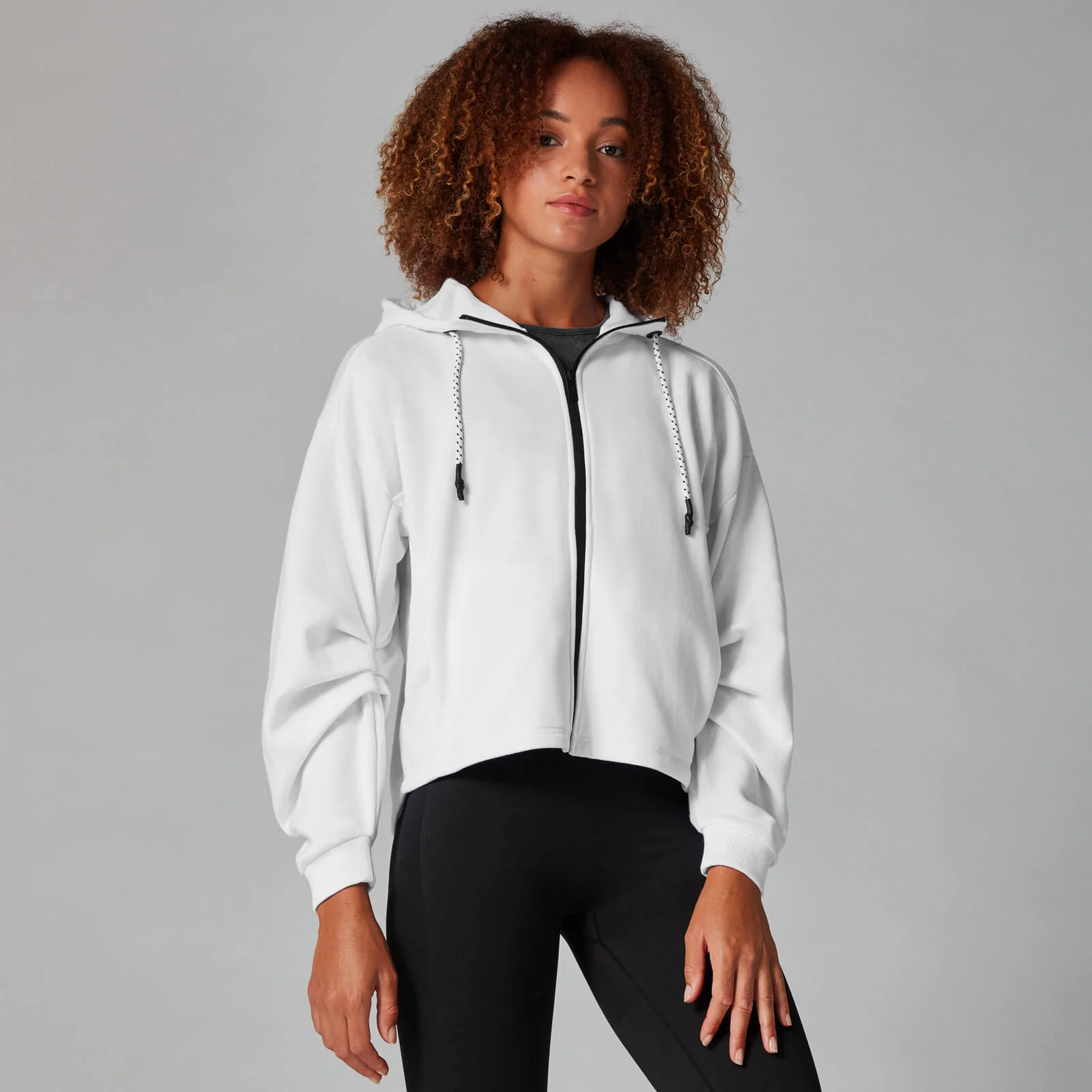 MP Oversized Sweat Hoodie - White - XS Slika 1