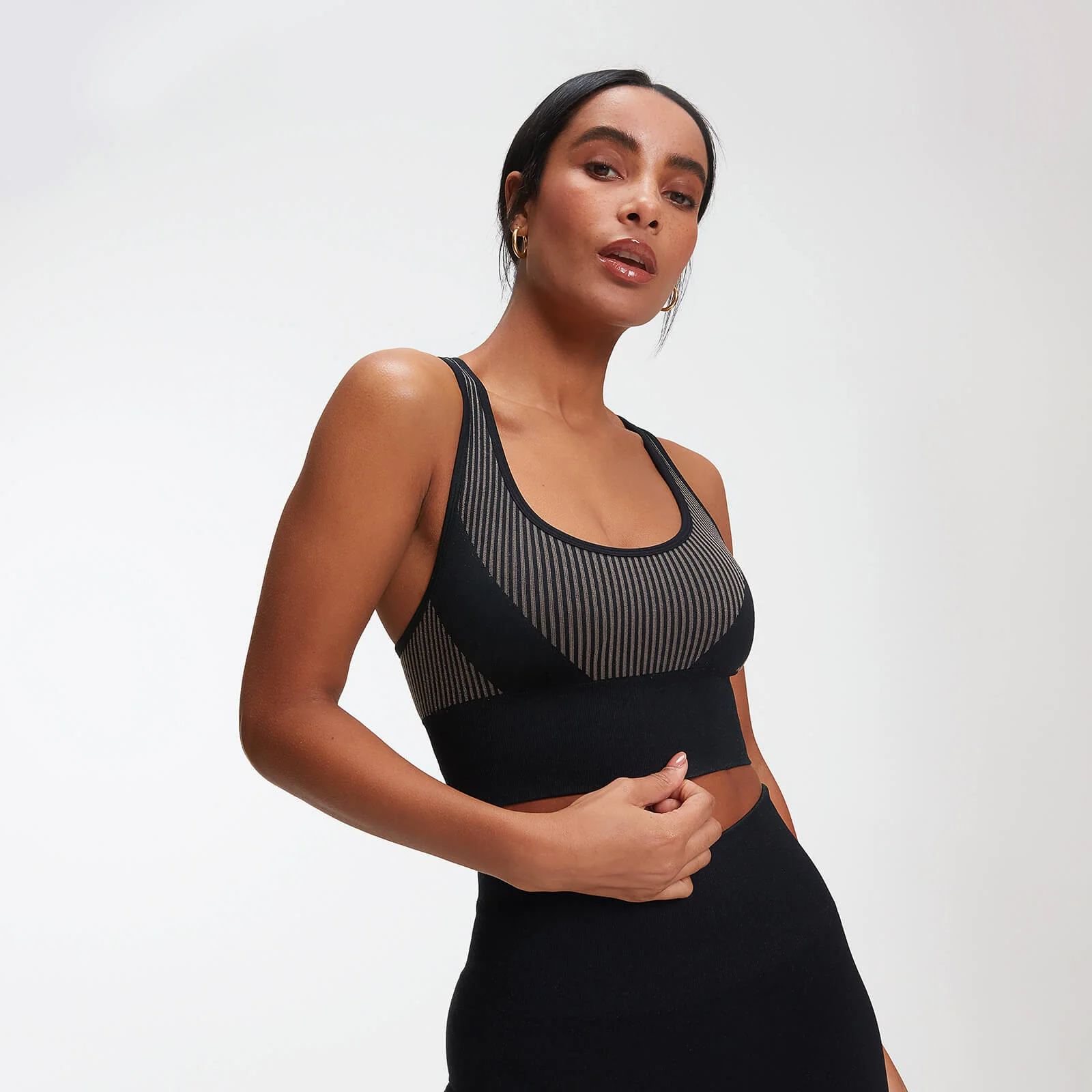 MP Women's Impact Seamless Sports Bra - Black - XS Slika 1