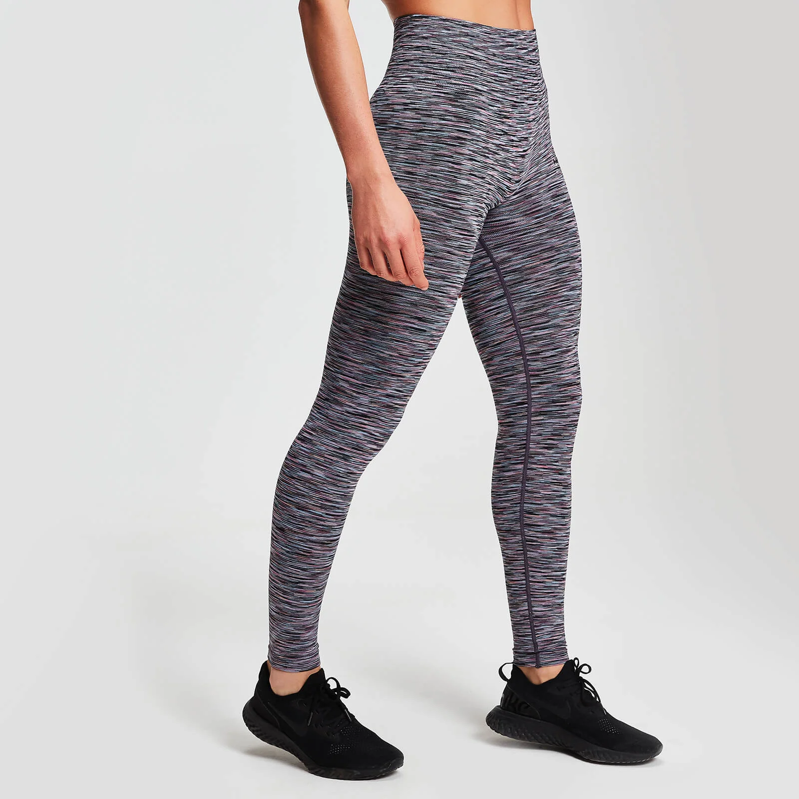 MP Space Dye Seamless Women's Leggings - Black - XS Slika 1