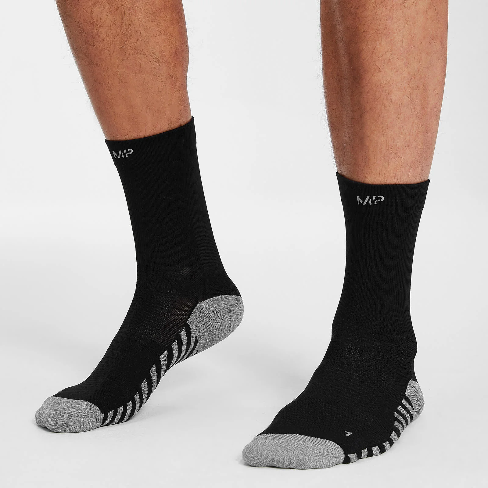 MP Running Crew Socks – čarape - crne - UK 3-6 Slika 1
