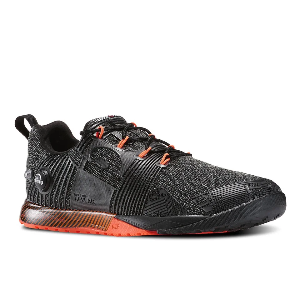Reebok CrossFit Nano Pump Fusion Trainers - Black/Orange Slika 1