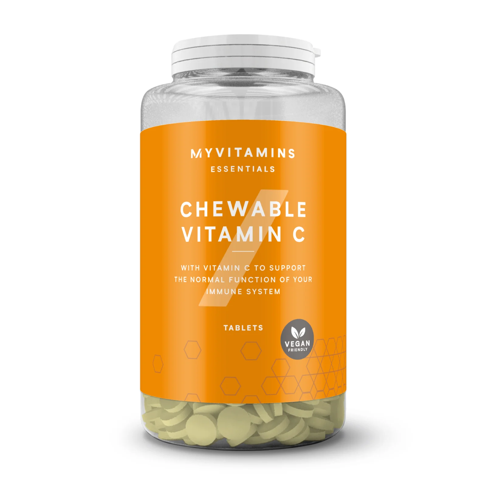 Žvakaći Vitamin C - 60tablete - Narandžasto Slika 1
