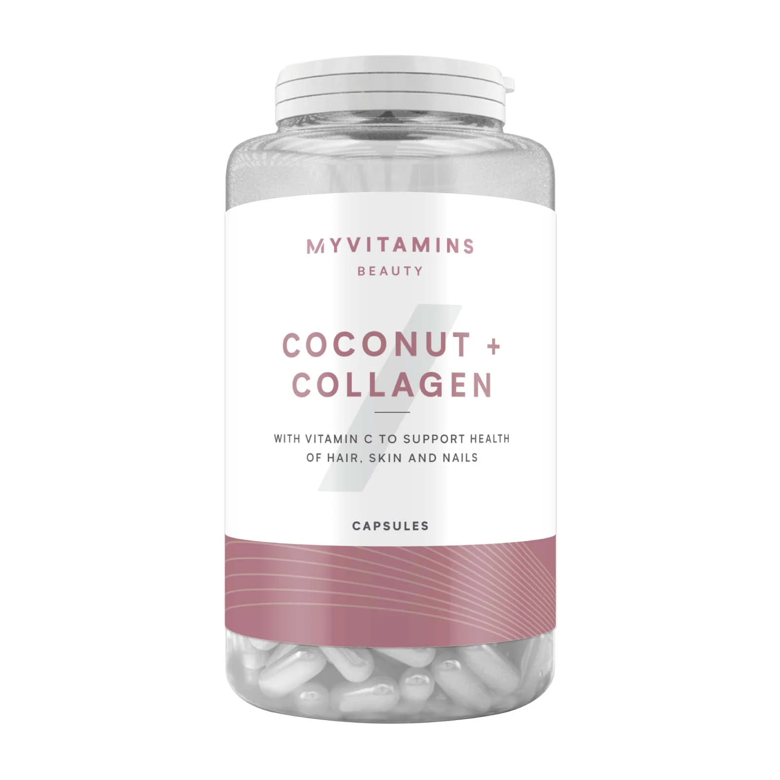 Coconut & Collagen Capsules, kapsule kokosa i kolagena - 30 CAPSULES - 15servings Slika 1