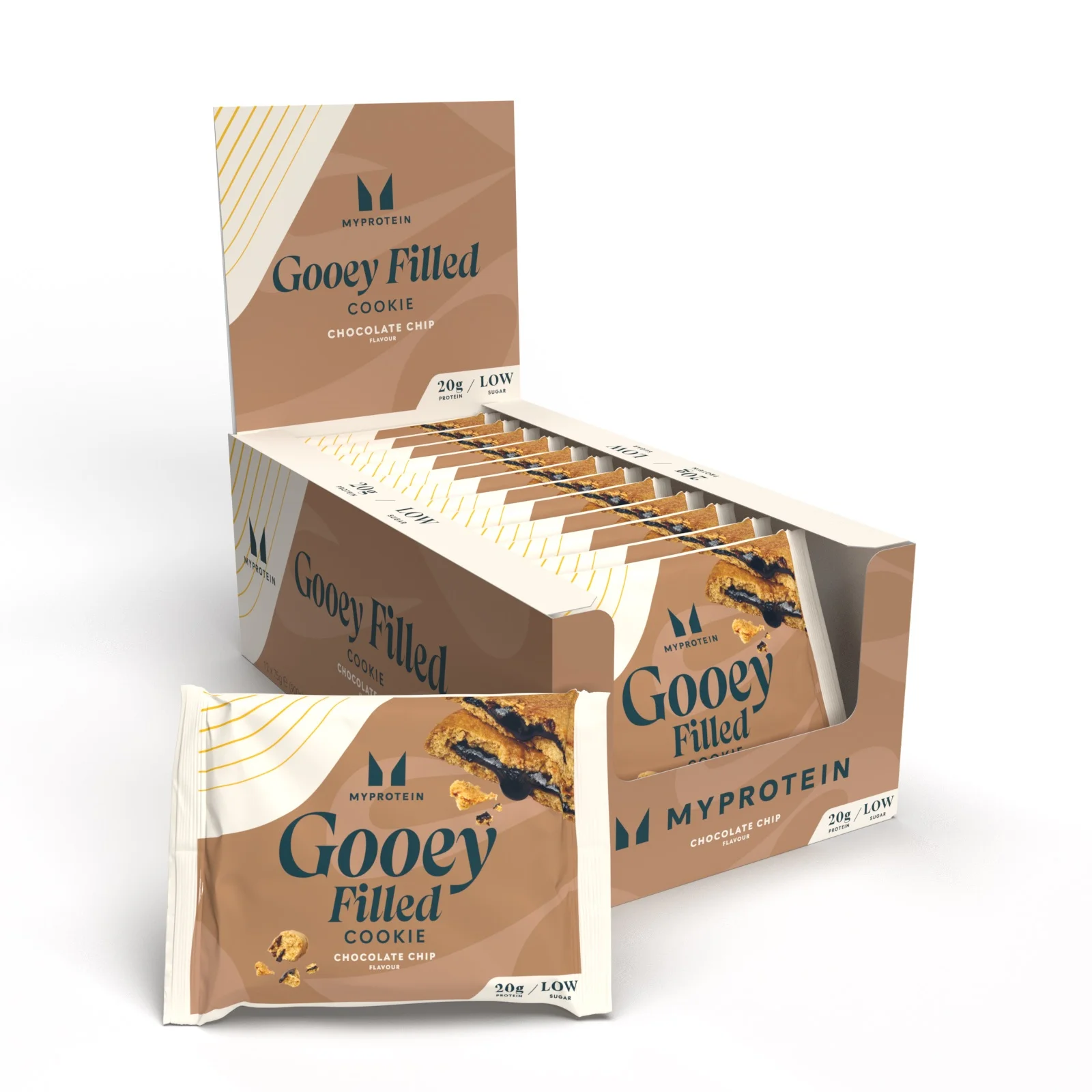 Filled Protein Cookie - Čokoladni Komadići Slika 1