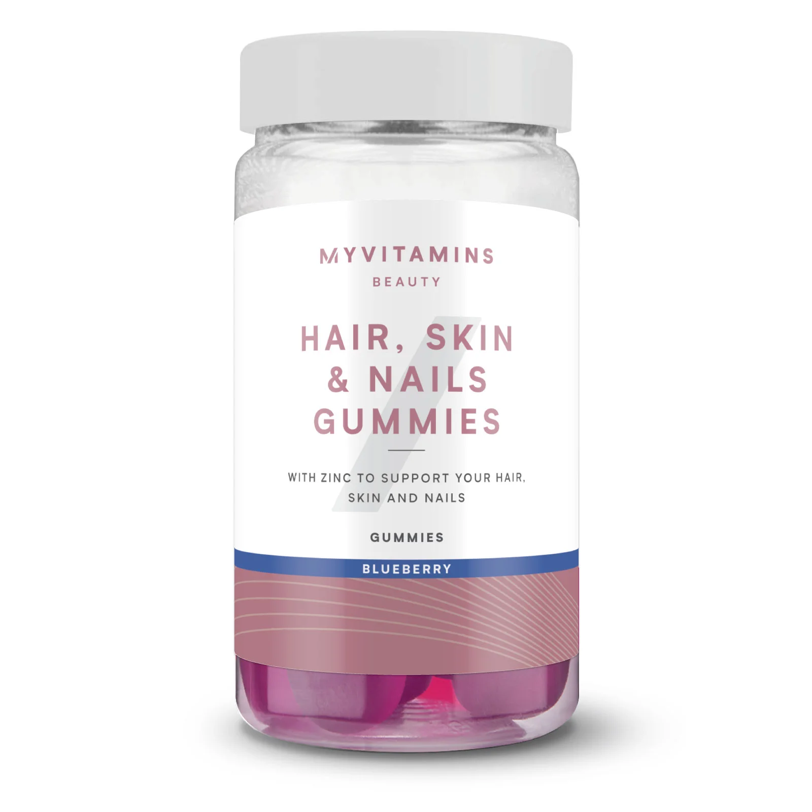 Hair, Skin and Nails Gummies - 60 Gummies - 30servings - Borovnica Slika 1
