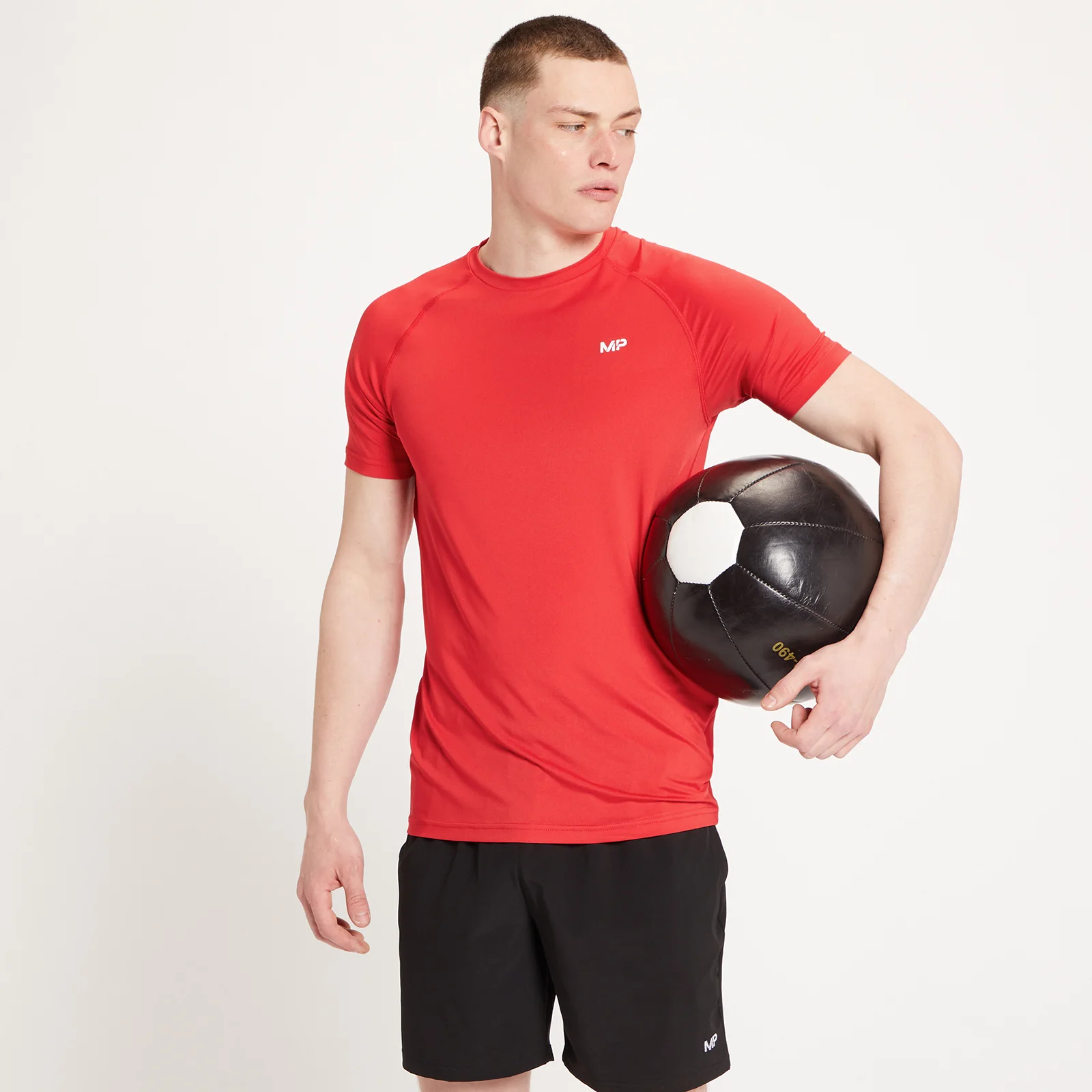 MP Muška Essential majica za trening - crvena - XS Slika 1