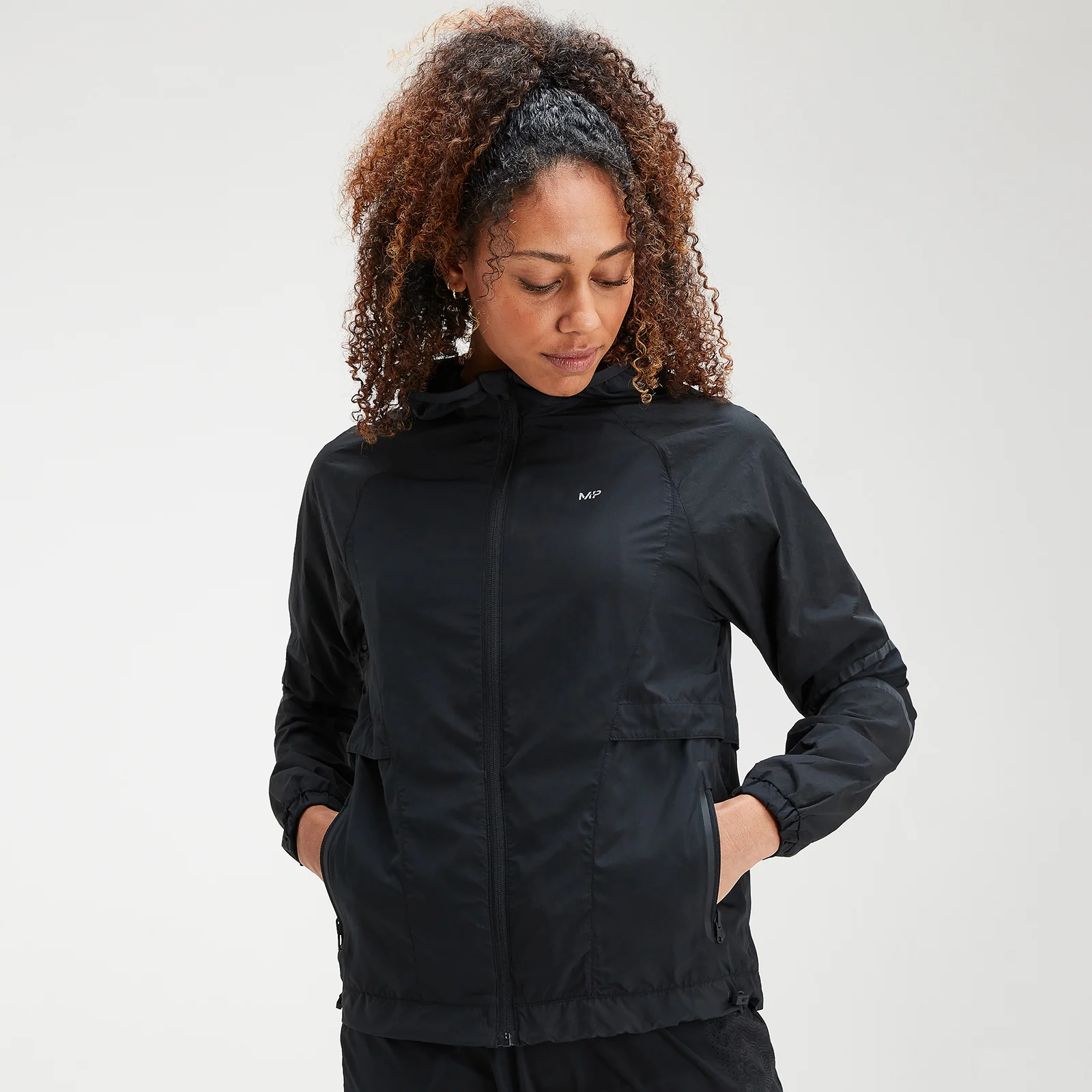 MP Women's Velocity Running Jacket- Black - XXS Slika 1
