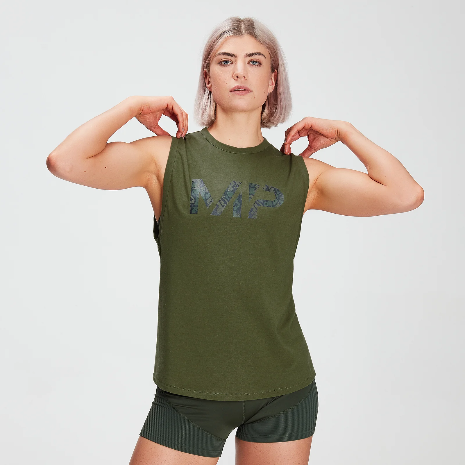 MP Women's drirelease® Drop Armhole Tank- Leaf Green - XXS Slika 1