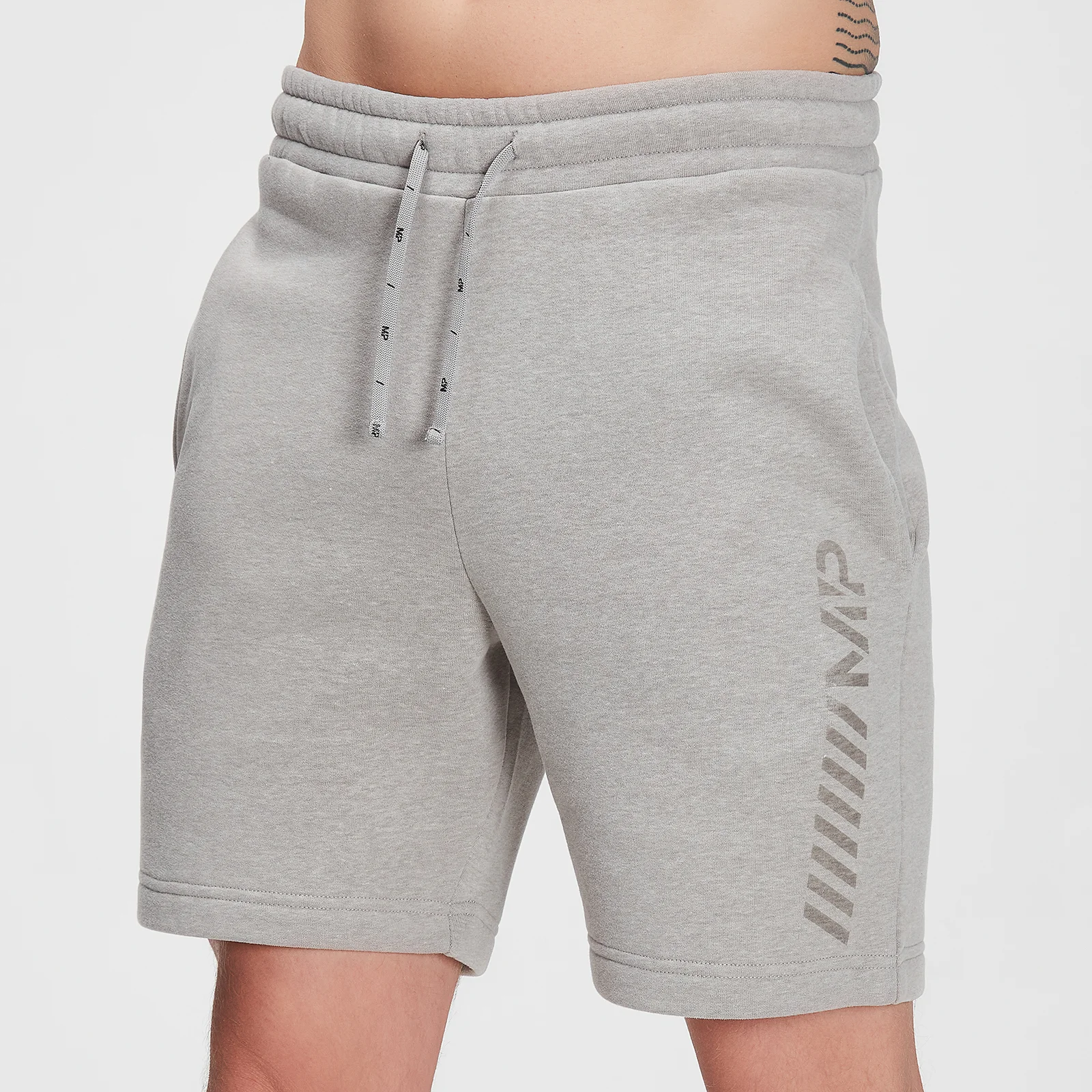 MP Men's Tonal Graphic Sweatshorts – Storm Grey Marl - XXS Slika 1