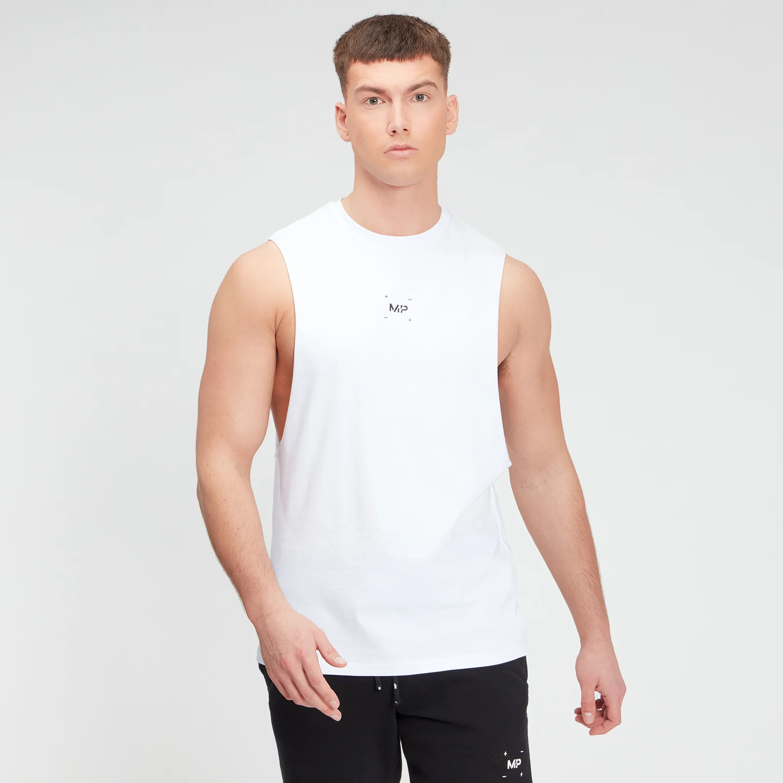 MP Men's Central Graphic Tank - White - XXS Slika 1