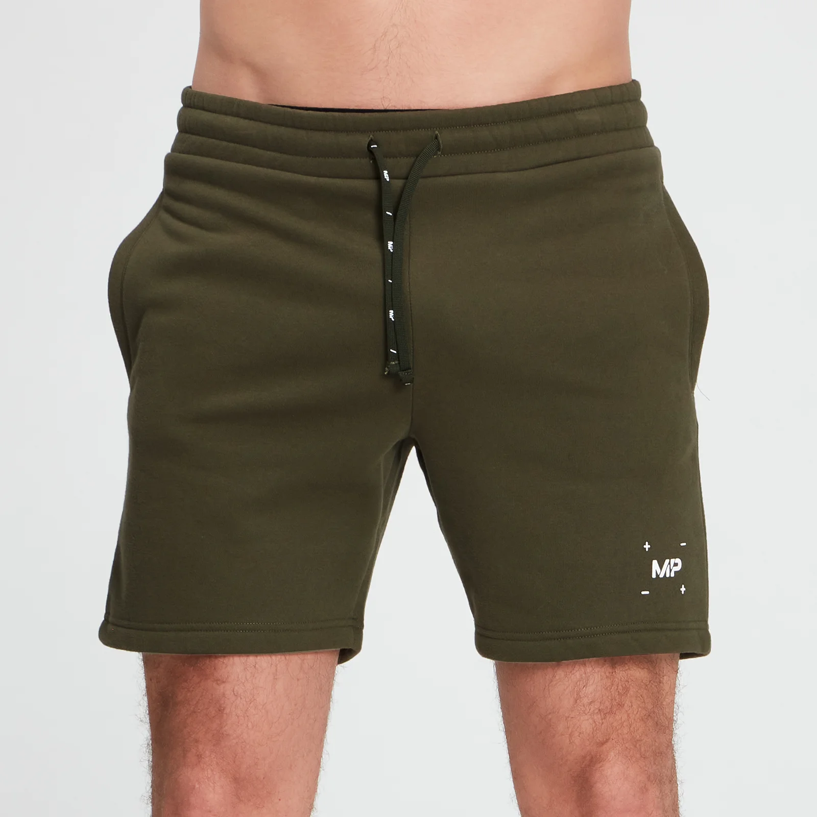 MP Men's Central Graphic Shorts - Dark Olive - XXS Slika 1