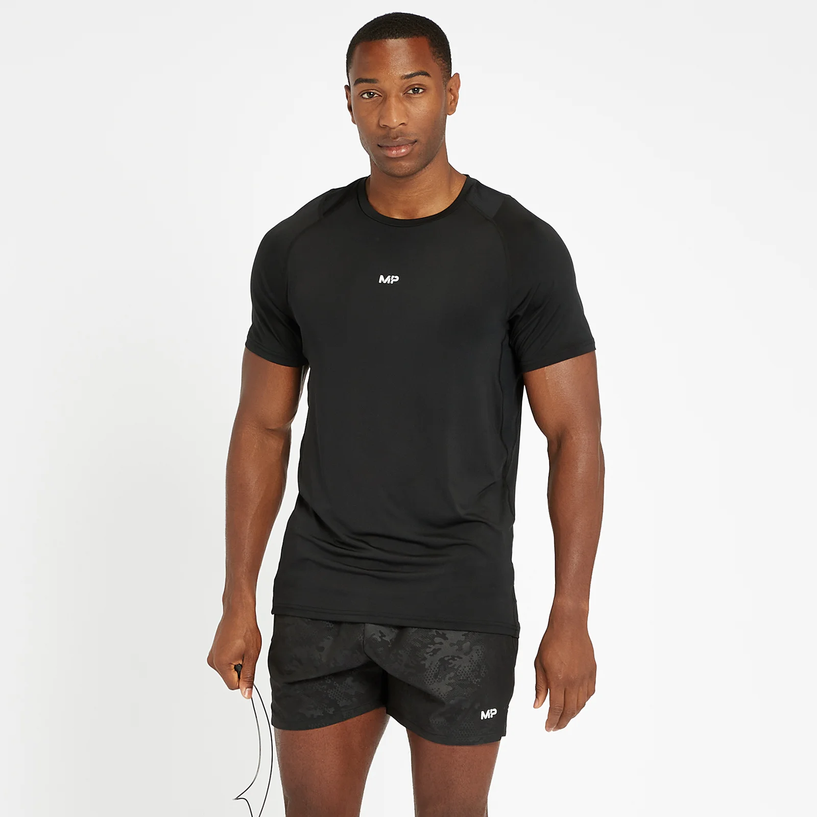 MP Men's Engage Short Sleeve T-Shirt - muška majica sa kratkim rukavima - crna - XXS Slika 1
