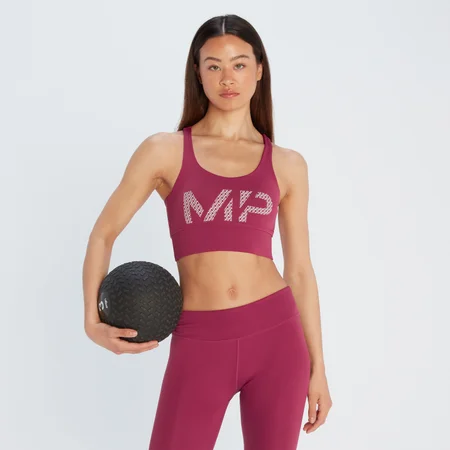 MP Women's Essentials grudnjak za trening s printom - šljiva