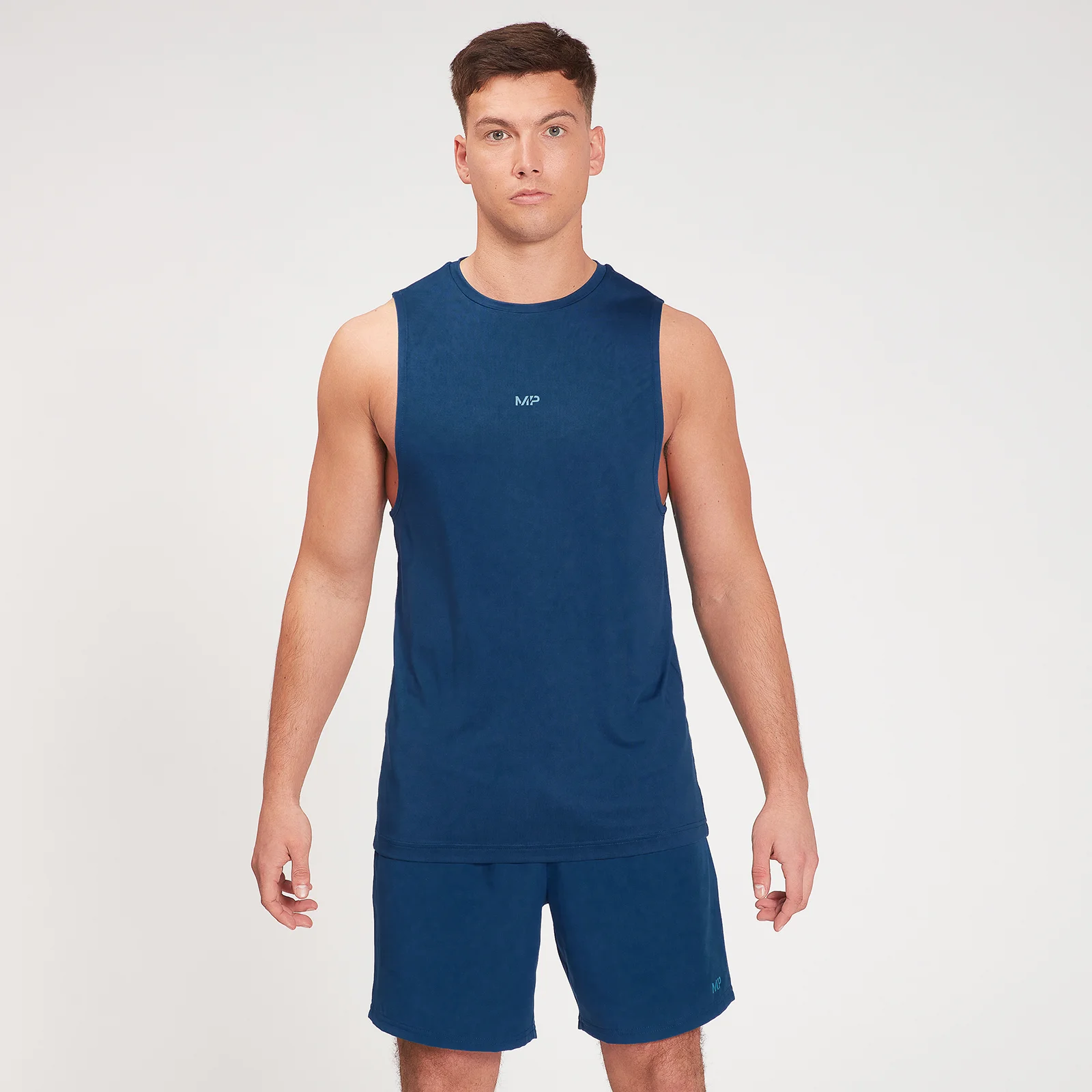 MP Men's Fade Graphic Training Tank - Dark Blue - XXS Slika 1