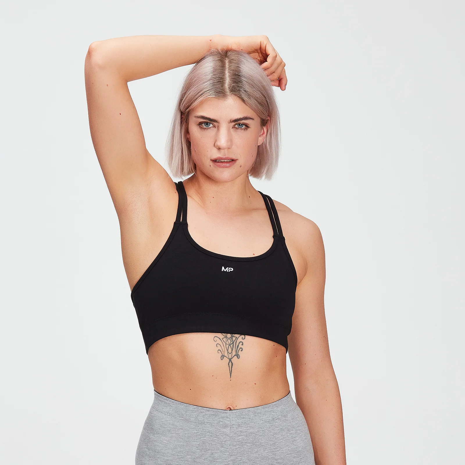 MP Women's Jersey Bra - ženski grudnjak od žerseja - crne - XXS Slika 1