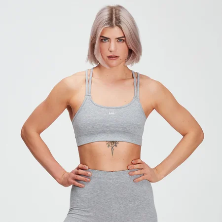 MP Women's Jersey Bra - ženski grudnjak od žerseja - sivi melanž