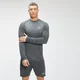MP Men's Essential Seamless Long Sleeve Top - muška majica sa dugim rukavima - crni melanž