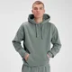 MP Men's Rest Day Oversized Hoodie - muška dukserica - sivo-zelena