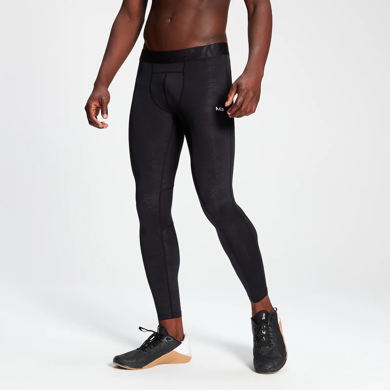 MP Men's Engage Baselayer Leggings - Black - XXS Slika 1
