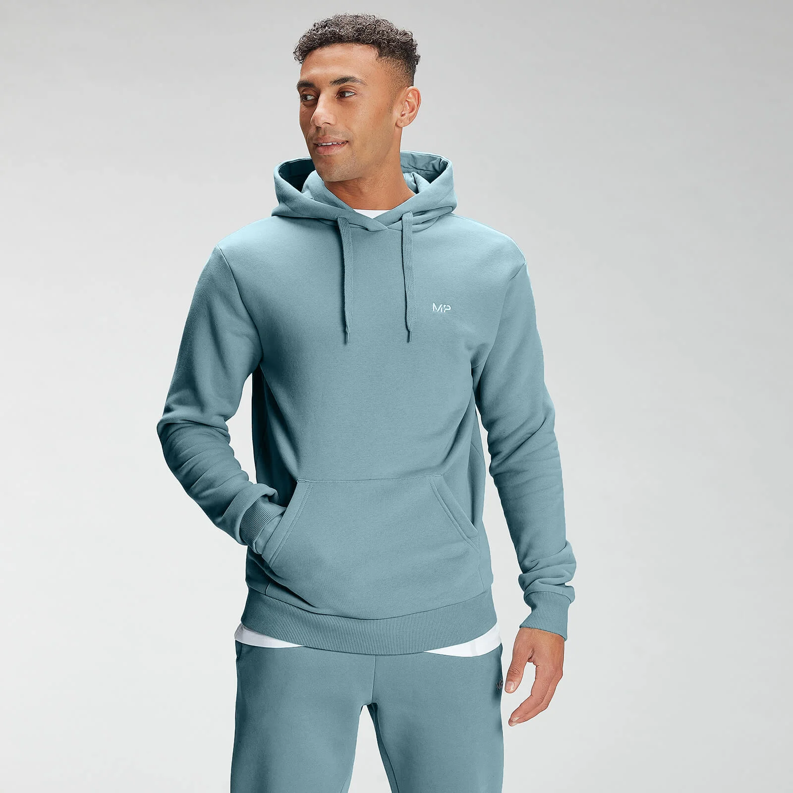 MP Men's Rest Day Hoodie - Ice Blue - XXS Slika 1