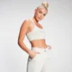 MP Women's Mini Mark Graphic Bra - ženski grudnjak - svetlosivi melanž