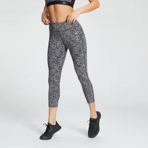 Moć žena poslanika 3/4 Tajice - Black Space Dye - Size XS