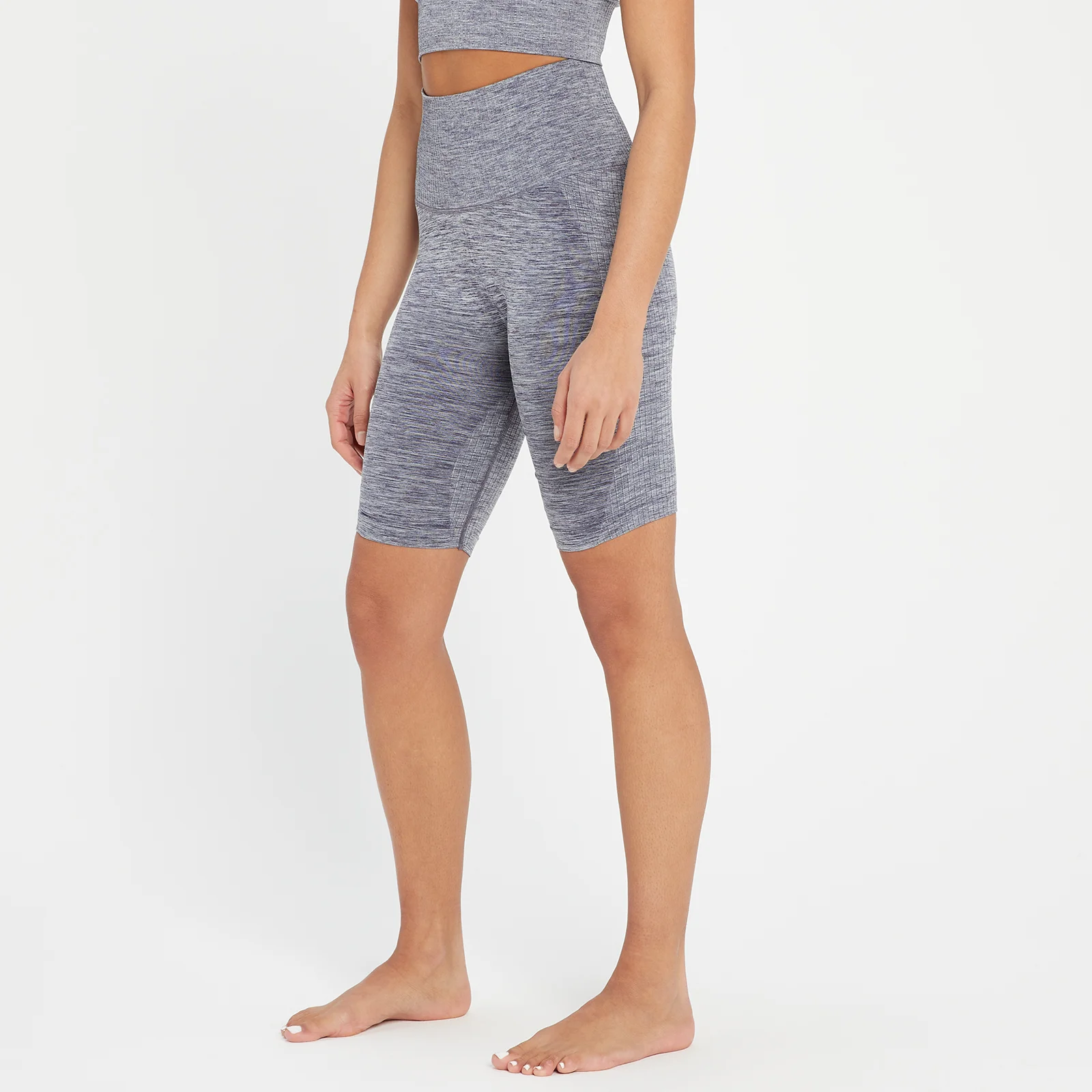 MP ženske bešavne biciklističke hlače Composure - Galaxy plave - XXS Slika 1