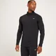 MP Men's Linear Mark Graphic Training 1/4 Zip - muška majica dugih rukava sa rajsferšlusom - crna