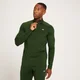 MP Men's Linear Mark Graphic Training 1/4 Zip - muška majica dugih rukava sa rajsferšlusom - tamnozelena