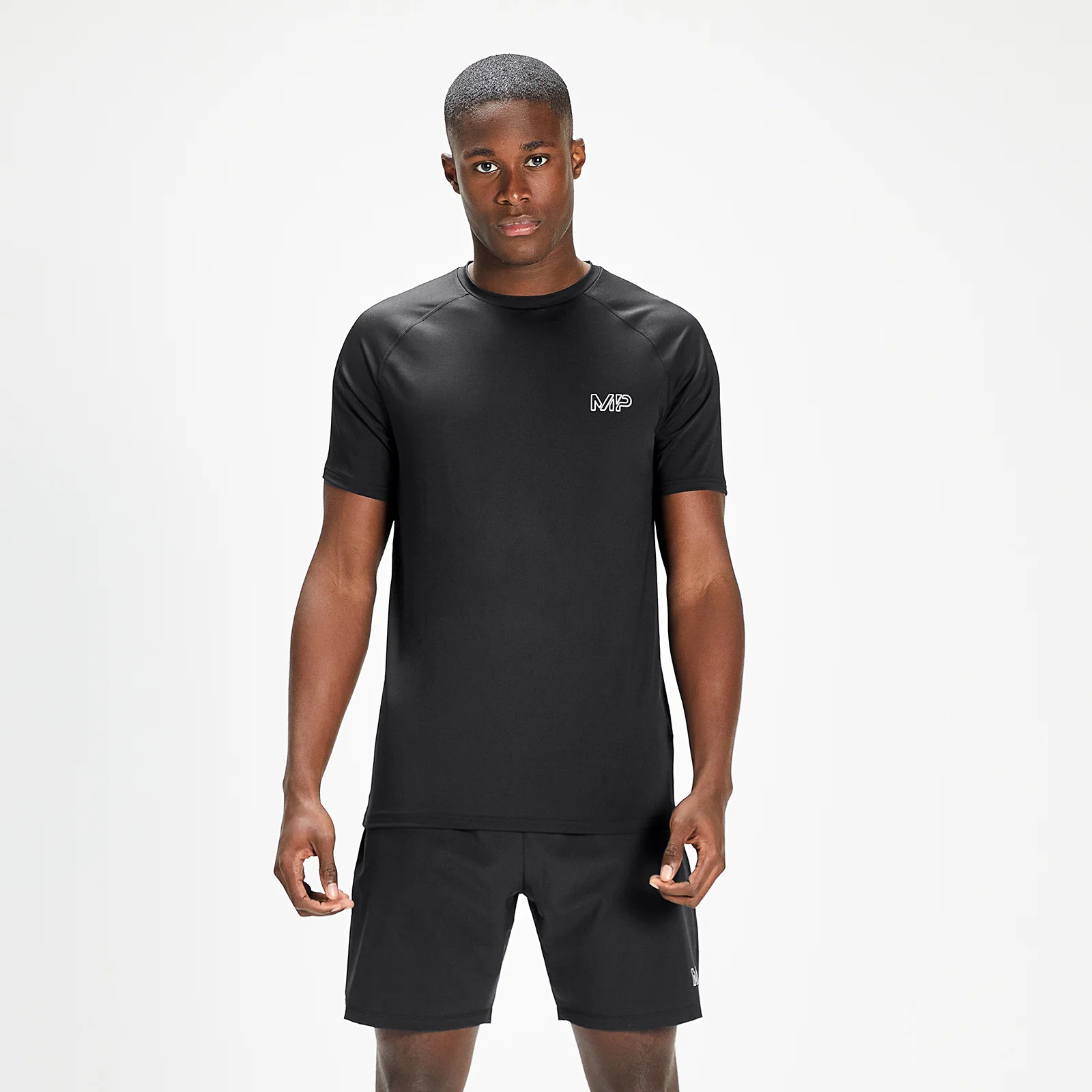 MP Men's Infinity Mark Graphic Training Short Sleeve T-Shirt - muška majica sa kratkim rukavima - crna - XXS Slika 1