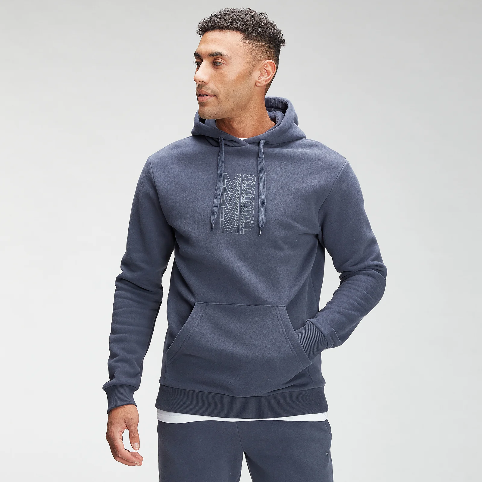 MP Men's Repeat MP Graphic Hoodie - Graphite - XXS Slika 1