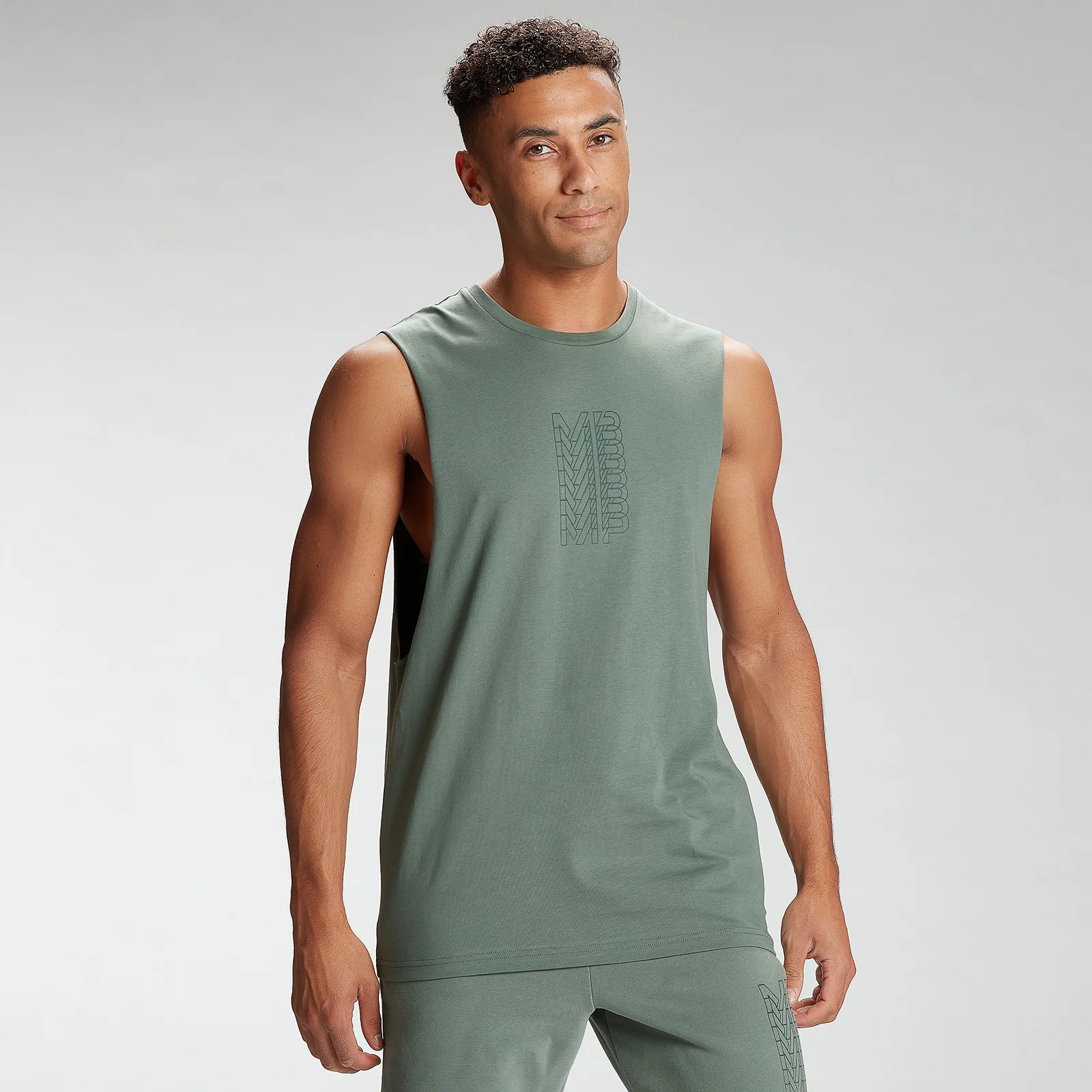 MP Men's Repeat MP Graphic Tank Top - Cactus - XXS Slika 1