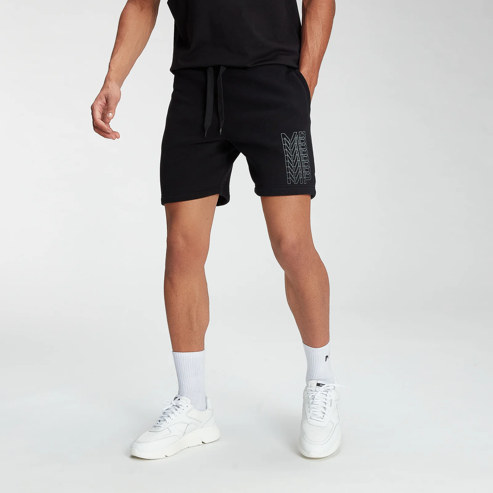 MP Men's Repeat MP Graphic Shorts - muški šorts - crni - XXS Slika 1
