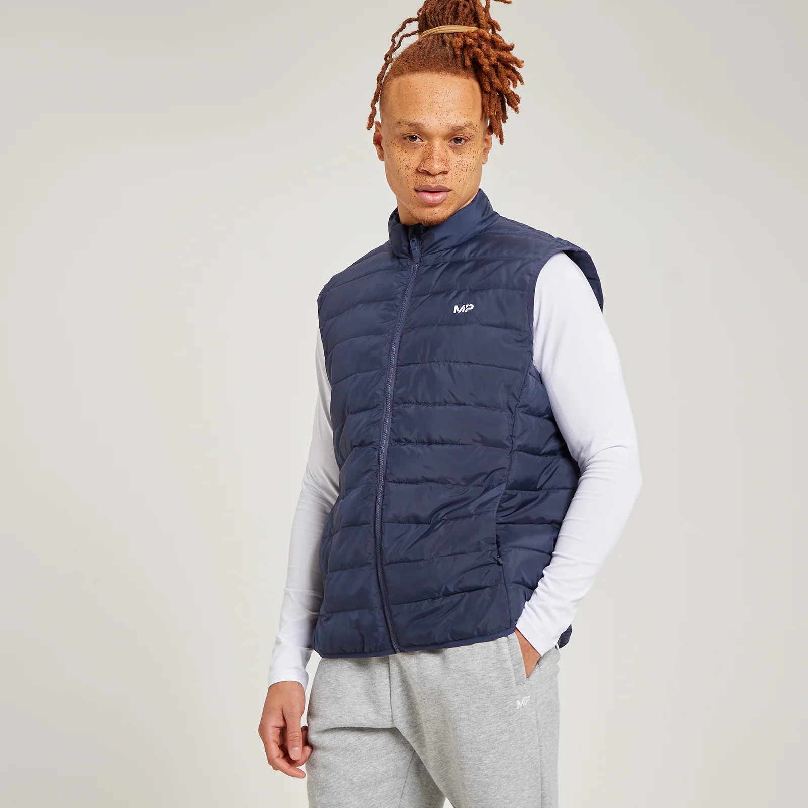 MP Men's Lightweight Gilet - Navy - XXS Slika 1