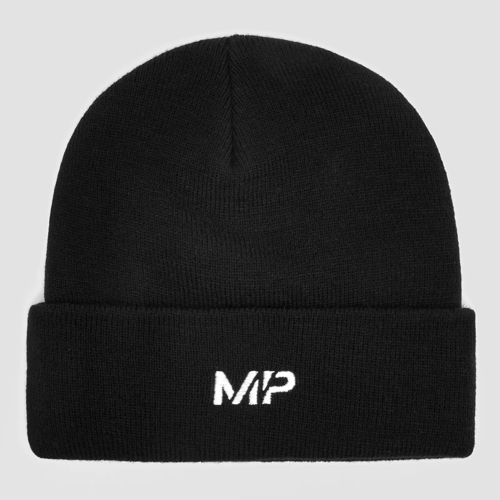 MP Embroidered Logo Beanie Hat - Black/White Slika 1