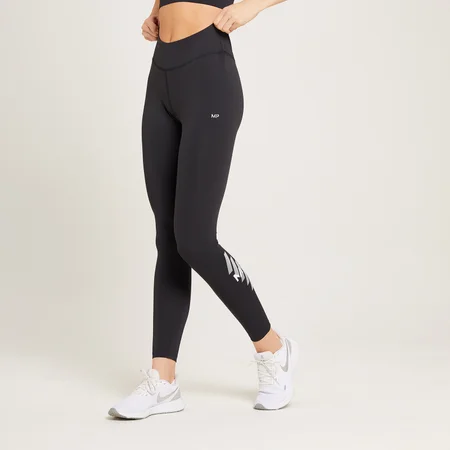 MP Women's Linear Mark Training Leggings - ženske helanke - crne