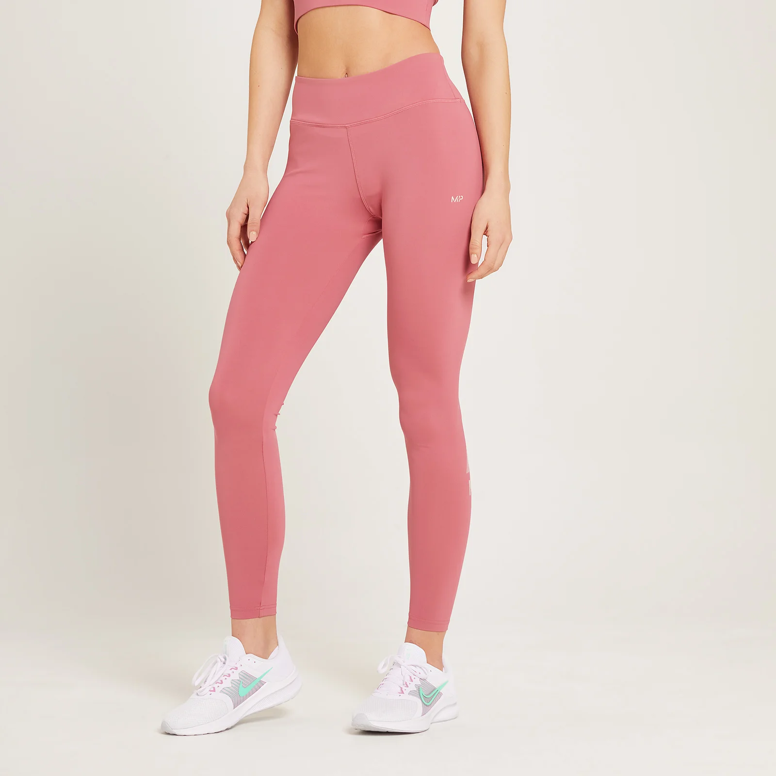 MP Women's Linear Mark Training Leggings - ženske helanke - svetloljubičaste - S Slika 1
