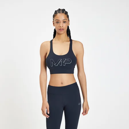 MP Women's Infinity Mark Training Sports Bra - sportski grudnjak - petrolej plavi