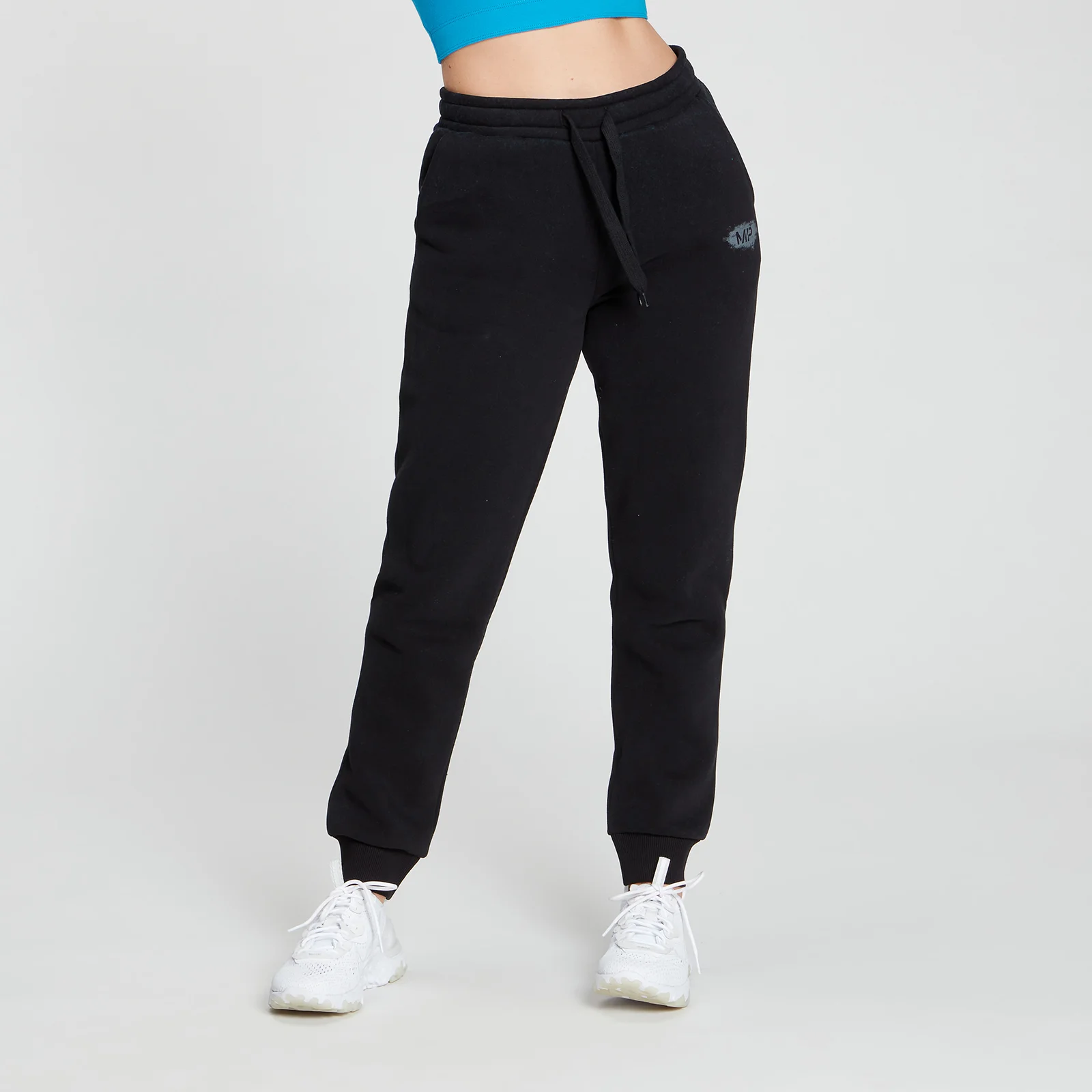 MP Women's Chalk Graphic Joggers - Black - XXS Slika 1
